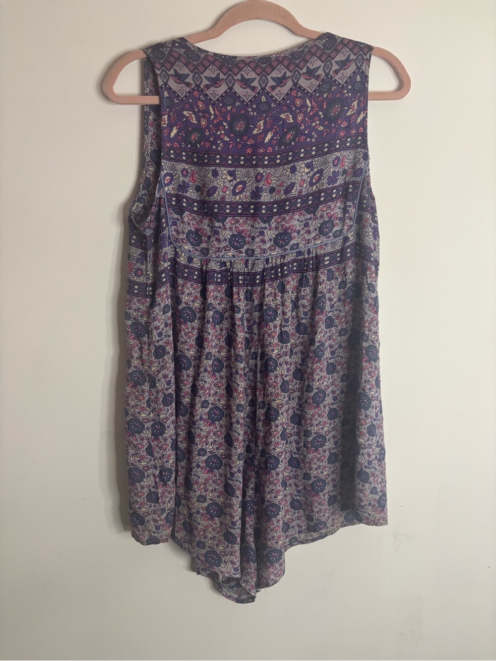 Spell & The Gypsy Collective Kombi Romper Playsuit Lavender Boho Floral - Size M - Picture 7 of 8